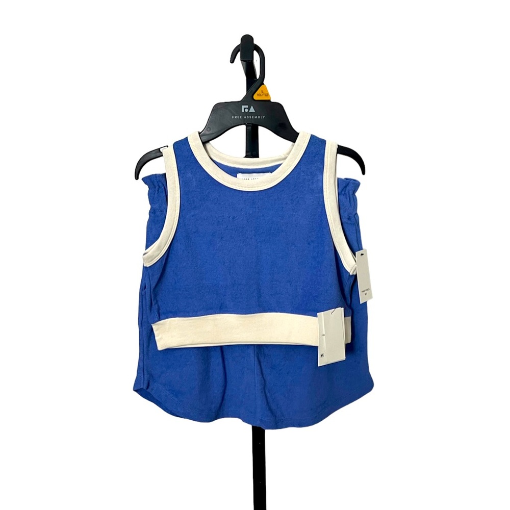 NWT Free Assembly Two-Piece Terry Skirt Set